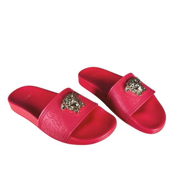 Gucci Marmont GG Thong Flip Flop Sandals Black Leather Women's Size EU 39 US 9